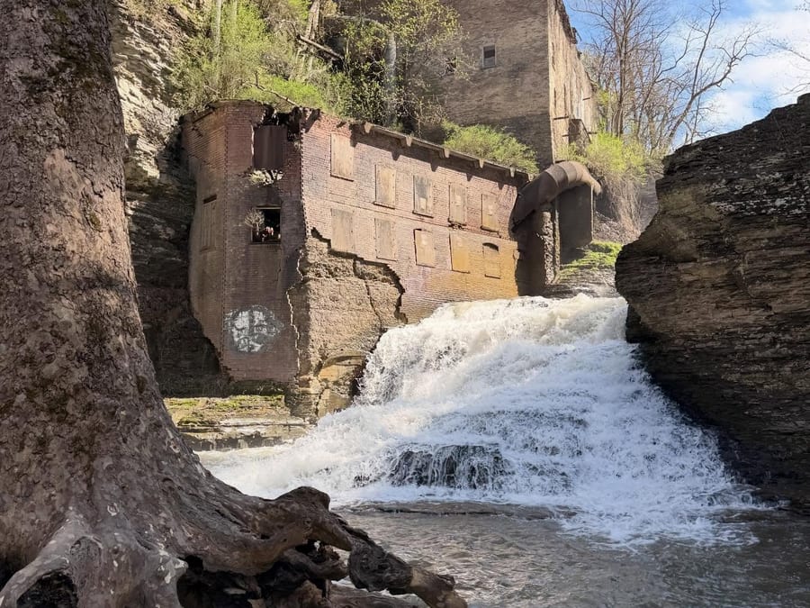 Wells Falls in Ithaca